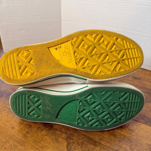 Converse Chuck Taylor 70 White Retro Grunge Skater Women’s Size 9 High Top Shoes - Picture 5 of 11